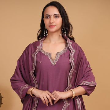 EF1017 - Purple Suit Set