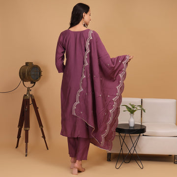 EF1017 - Purple Suit Set