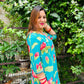 EF10051 - Elegant Floral Print Kurta Set