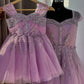 Lavender Butterflies Mom and Daughter Combo